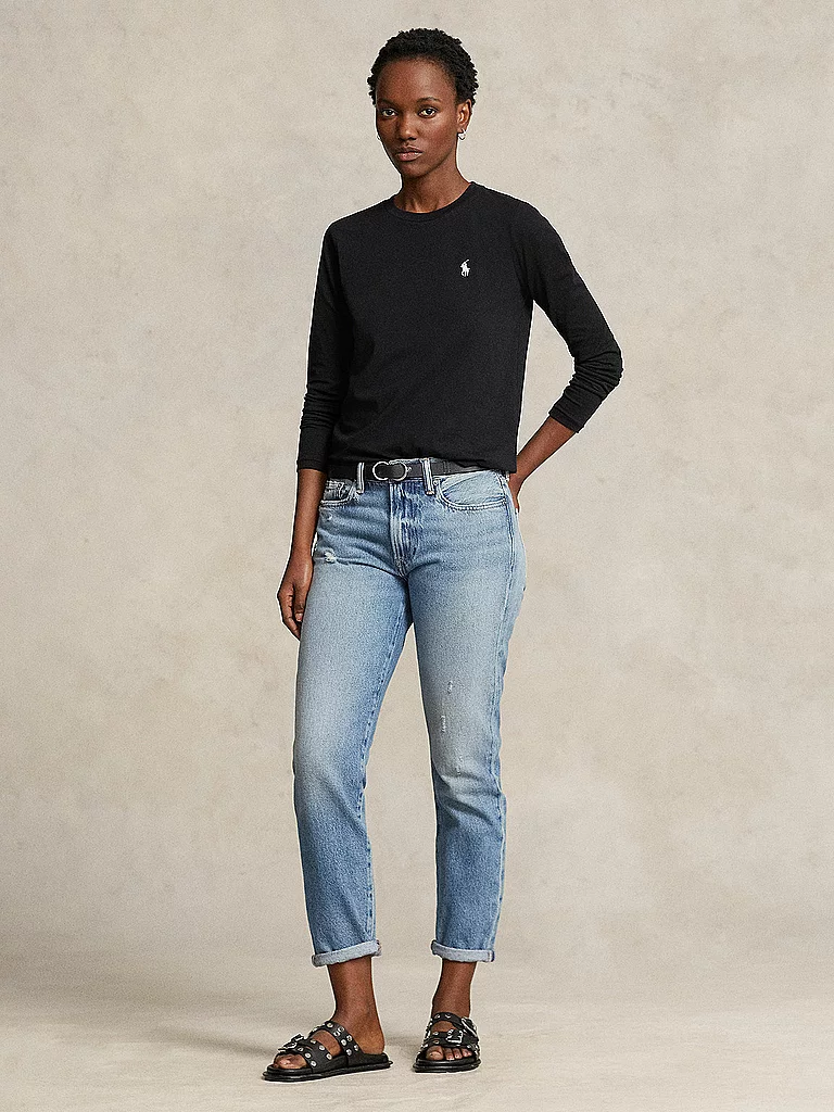 Vêtements Polo Ralph Lauren Newlsrltpp Long Sleeve T Shirt pour Accessoires - vue 8